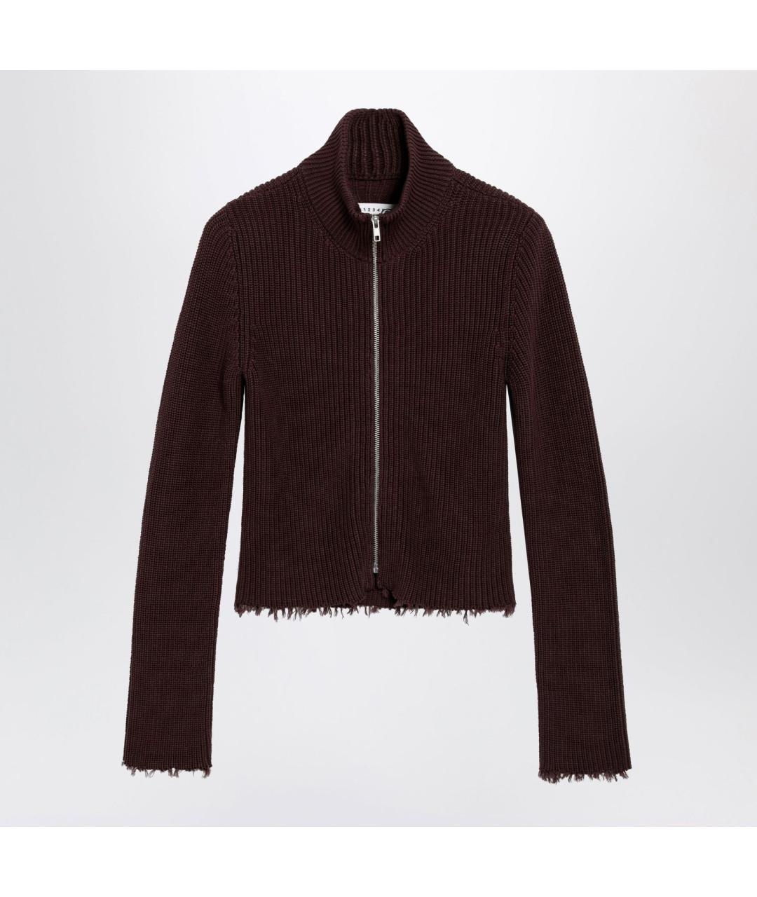 MM6 MAISON MARGIELA Коричневая хлопковая куртка, фото 3