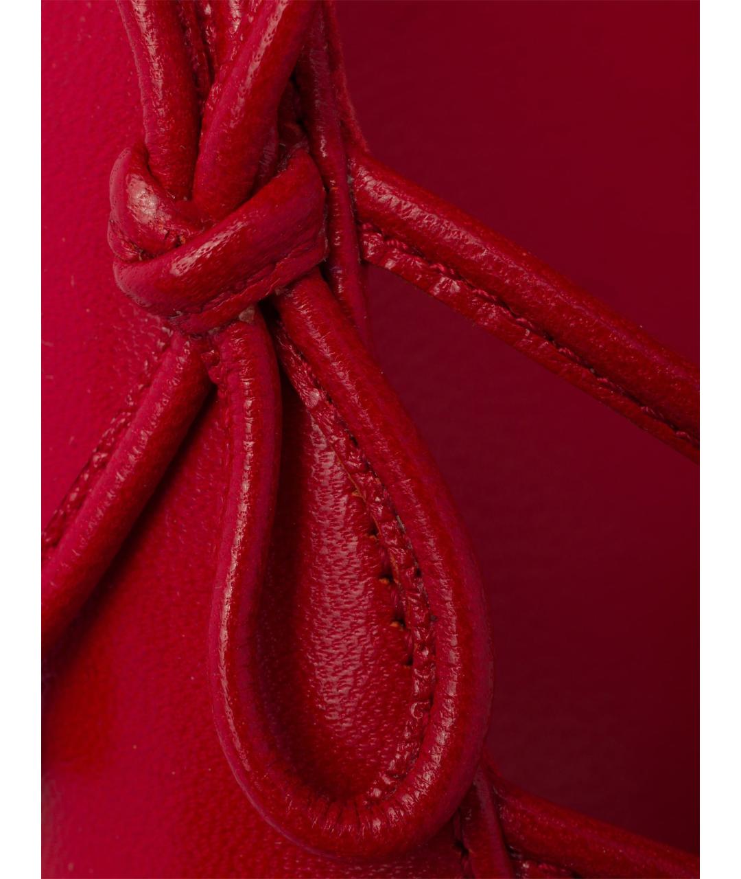 PRADA Красные кожаные туфли, фото 3