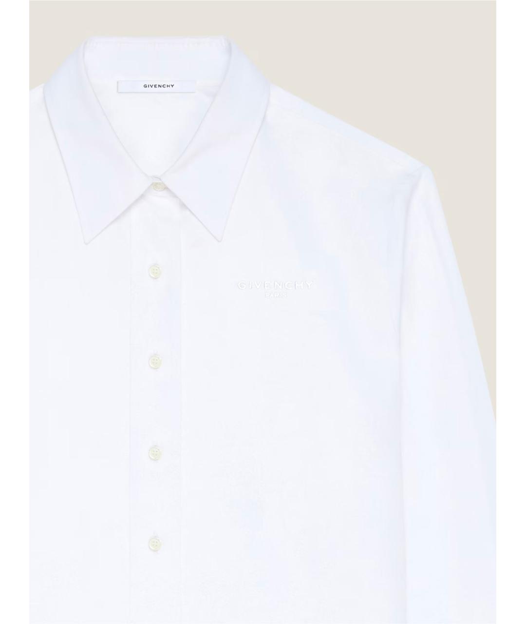 GIVENCHY Белая хлопковая рубашка, фото 4