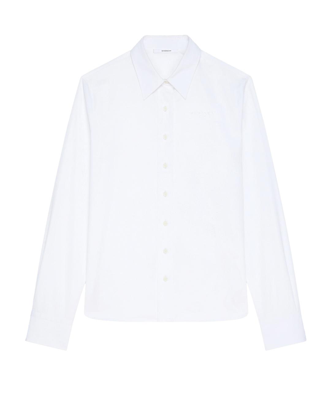 GIVENCHY Белая хлопковая рубашка, фото 1