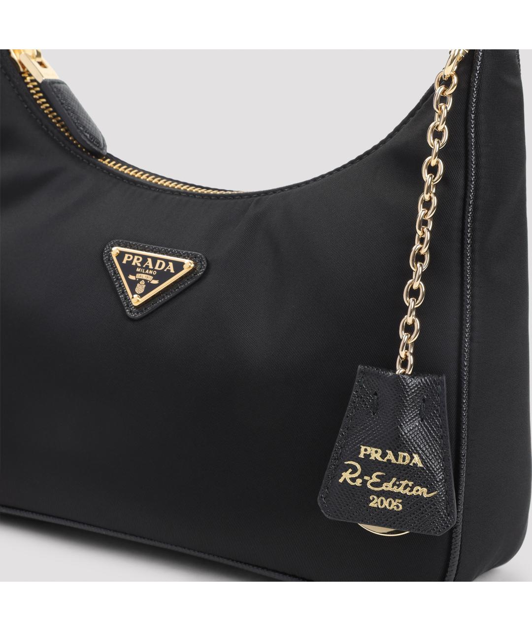 PRADA Черная сумка через плечо, фото 4