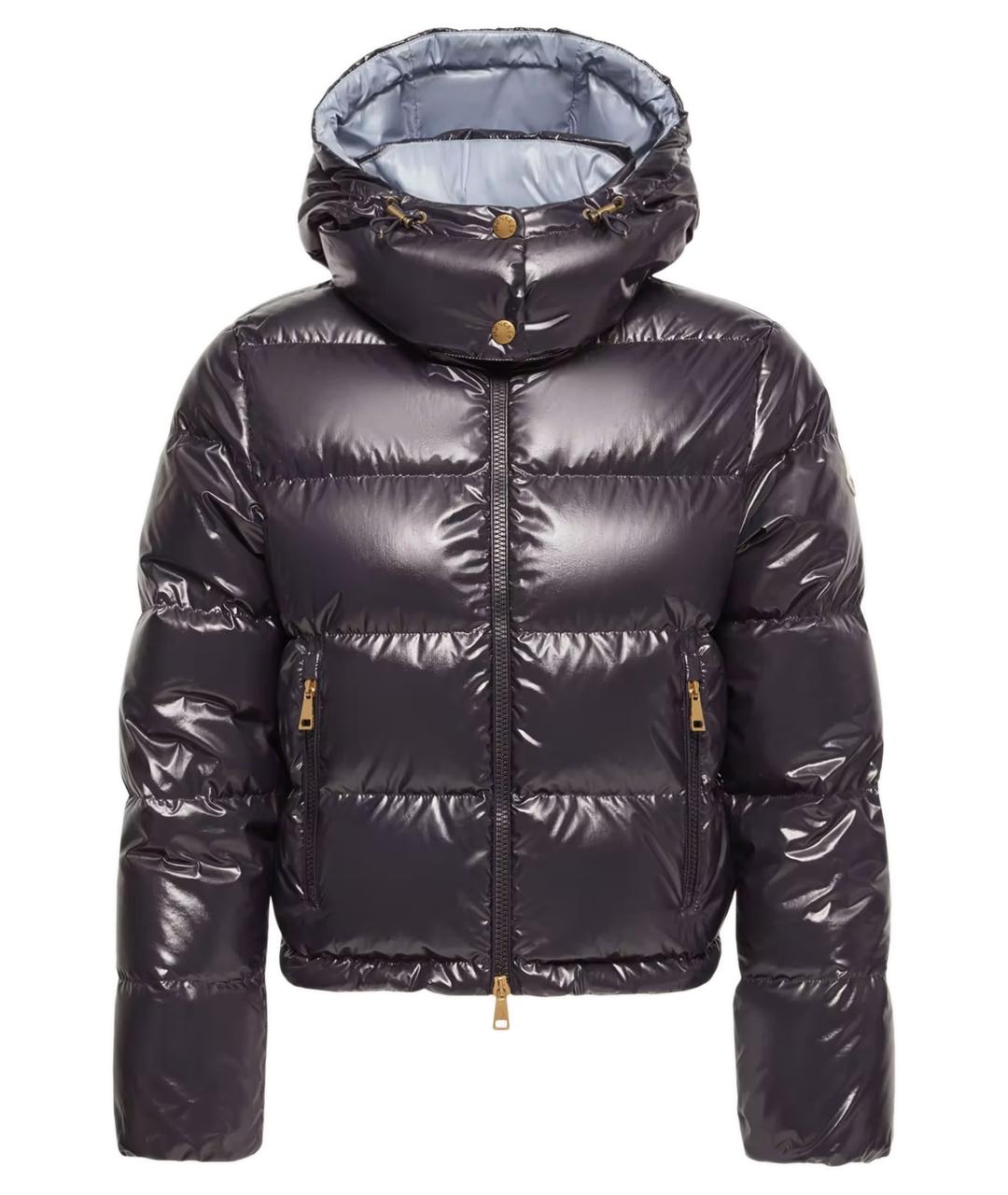 MONCLER Синяя полиамидовая куртка, фото 1