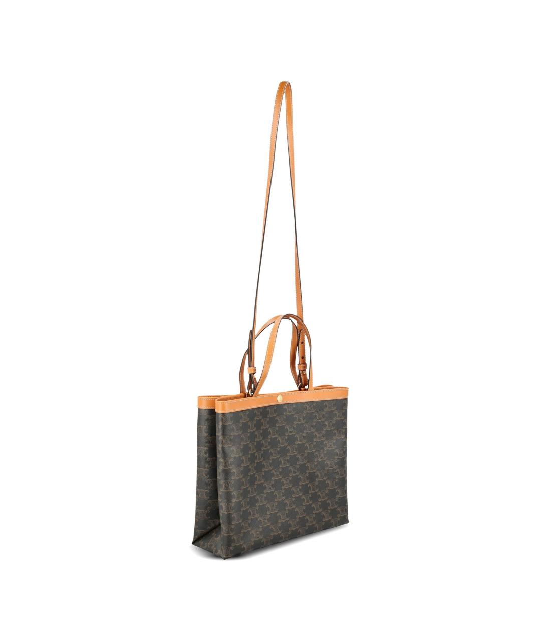 CELINE Коричневая сумка тоут, фото 3