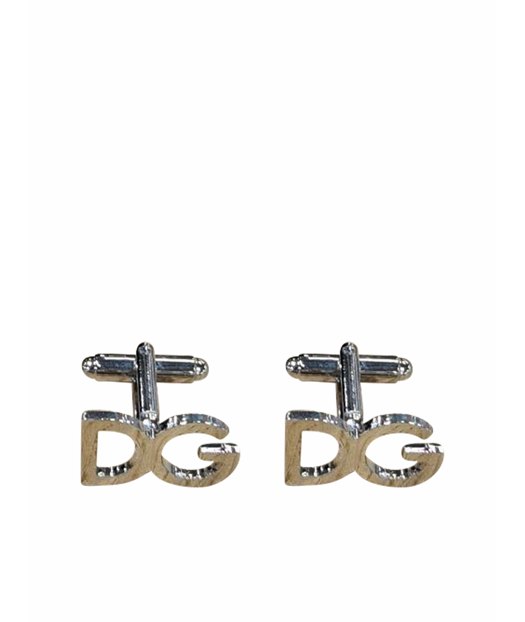 DOLCE&GABBANA Серебряные металлические запонки, фото 1