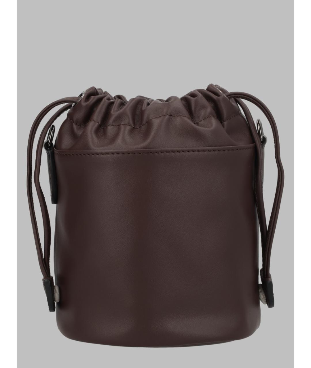 LONGCHAMP Коричневая кожаная сумка через плечо, фото 4