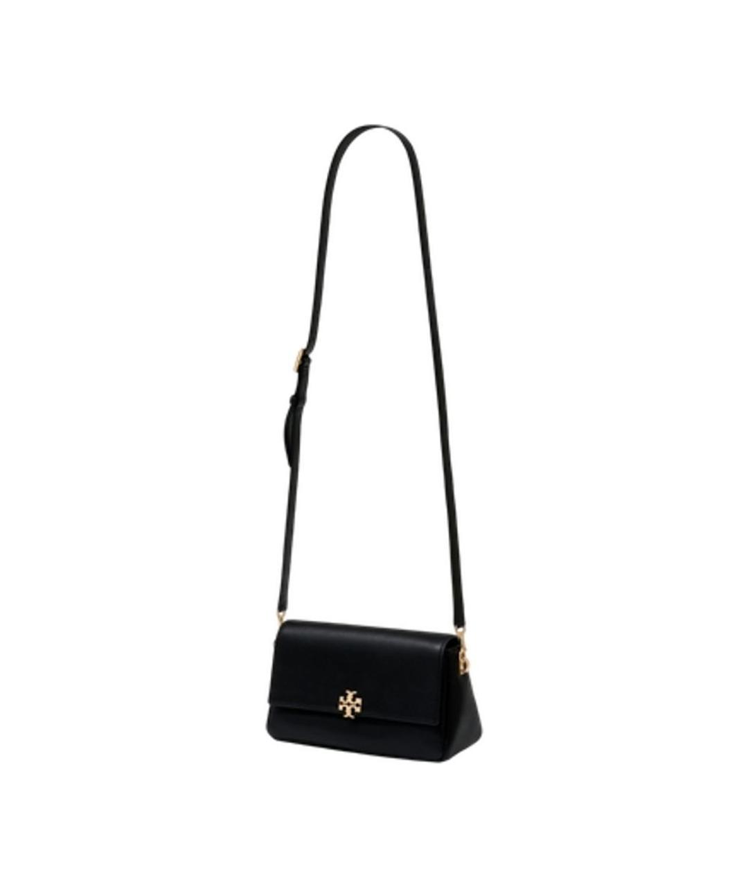 TORY BURCH Черная кожаная сумка через плечо, фото 2