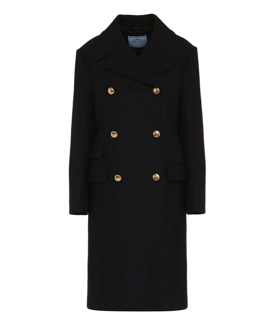 PRADA Синее шерстяное пальто, фото 3