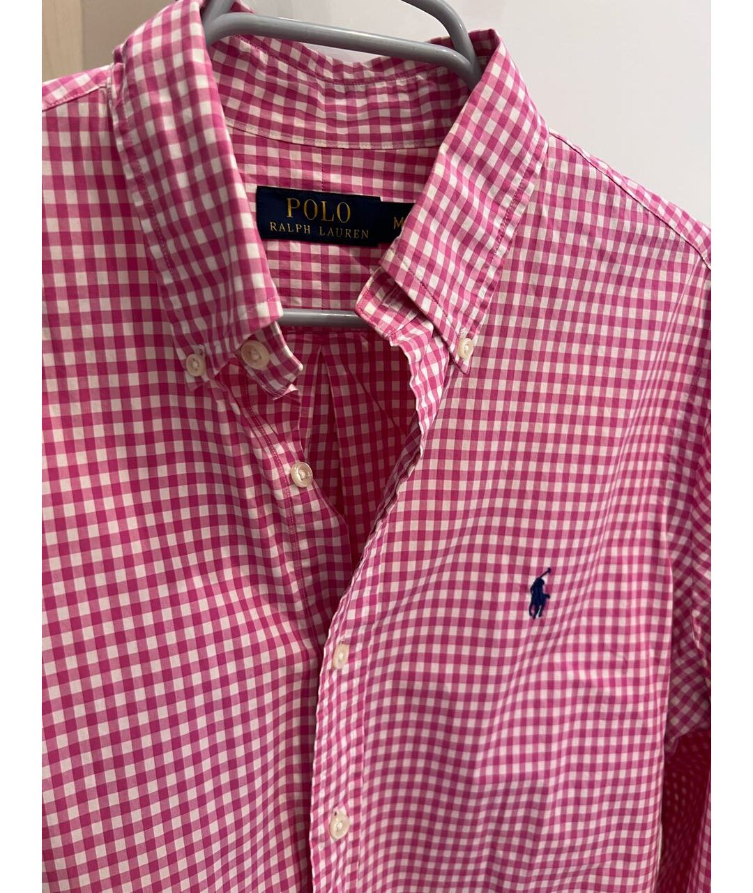 POLO RALPH LAUREN Розовая хлопковая кэжуал рубашка, фото 3