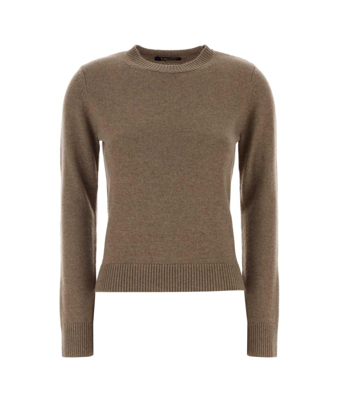 'S MAX MARA Бежевый кашемировый джемпер / свитер, фото 1