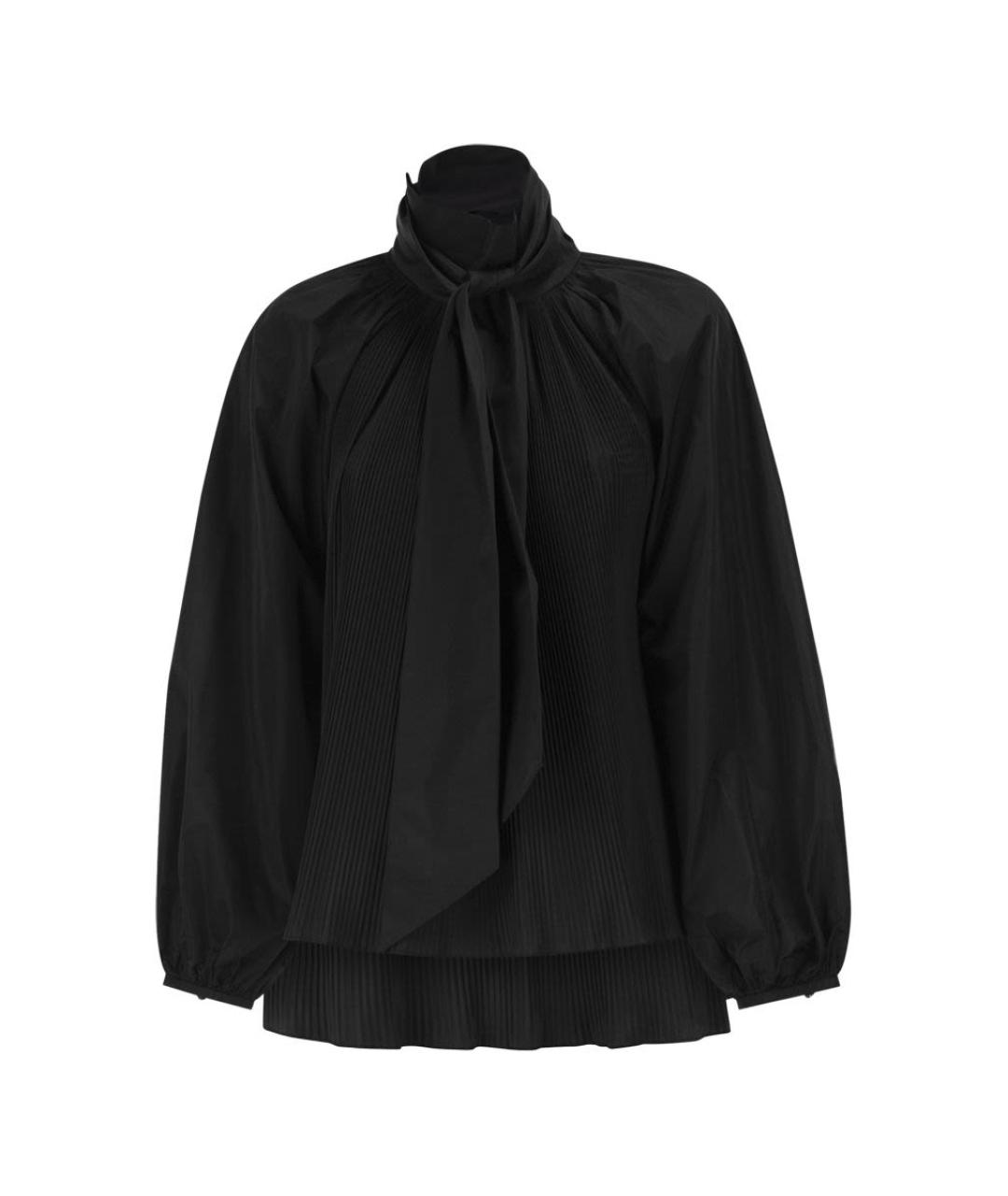 MAX MARA Черная полиэстеровая рубашка, фото 1