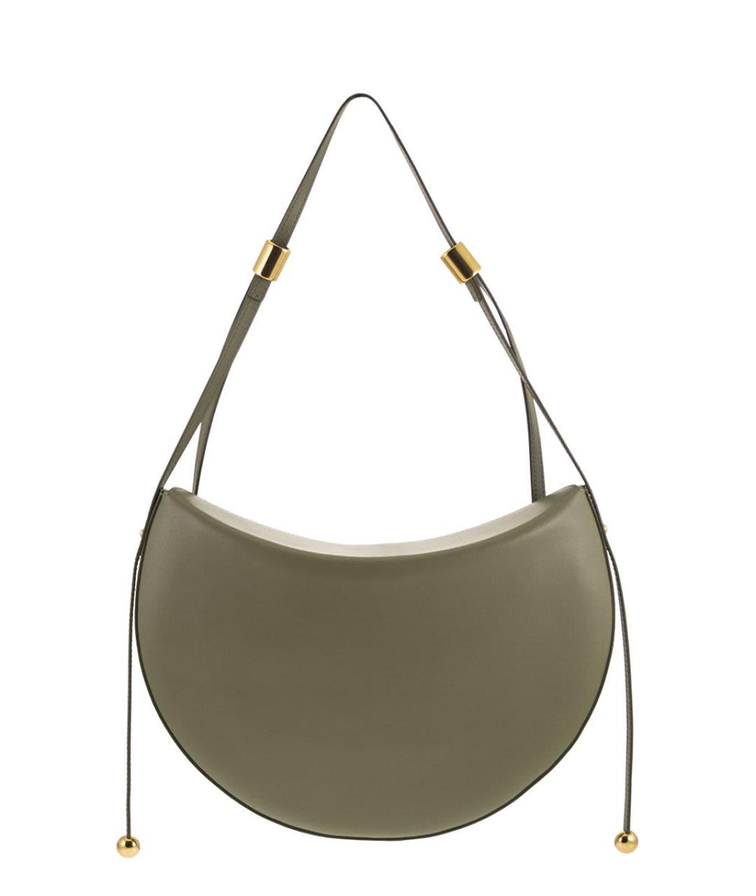 FURLA Зеленая кожаная сумка через плечо, фото 2