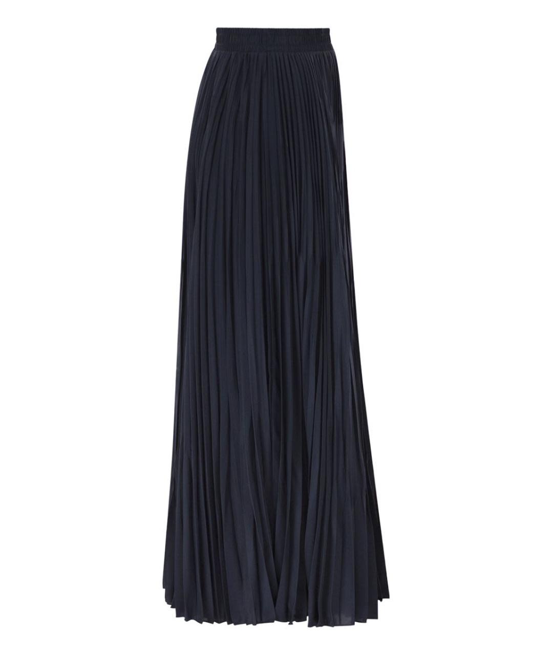 WEEKEND MAX MARA Синяя полиэстеровая юбка макси, фото 3