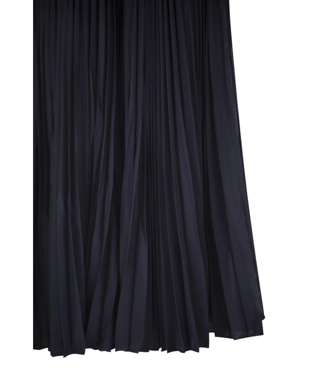 WEEKEND MAX MARA Синяя полиэстеровая юбка макси, фото 4
