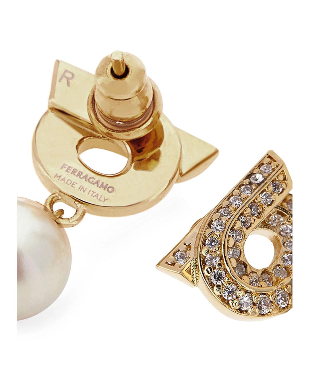 FERRAGAMO Золотые серьги, фото 3