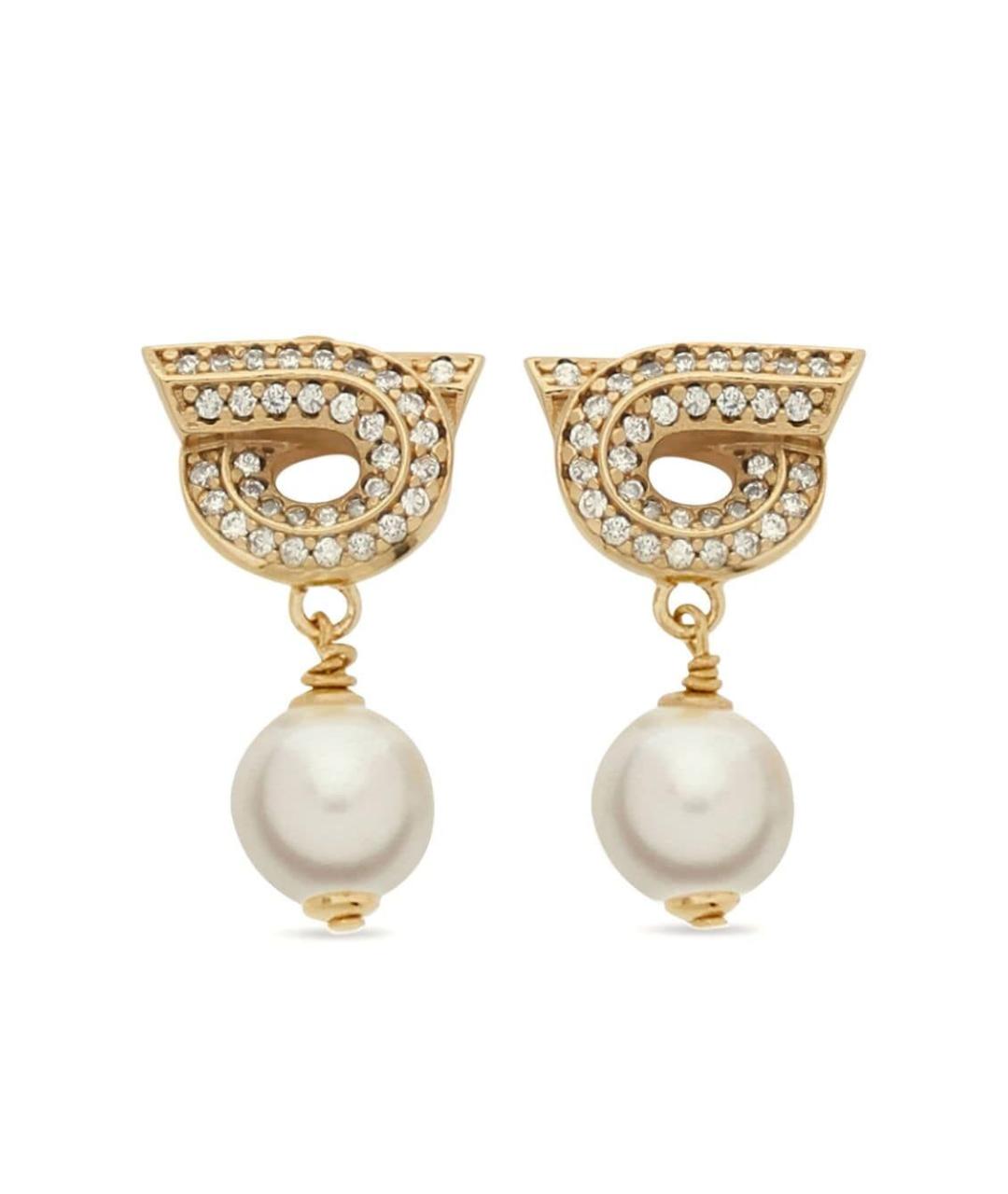 FERRAGAMO Золотые серьги, фото 1