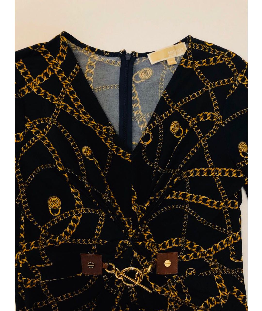 MICHAEL KORS Мульти полиэстеровое платье, фото 3