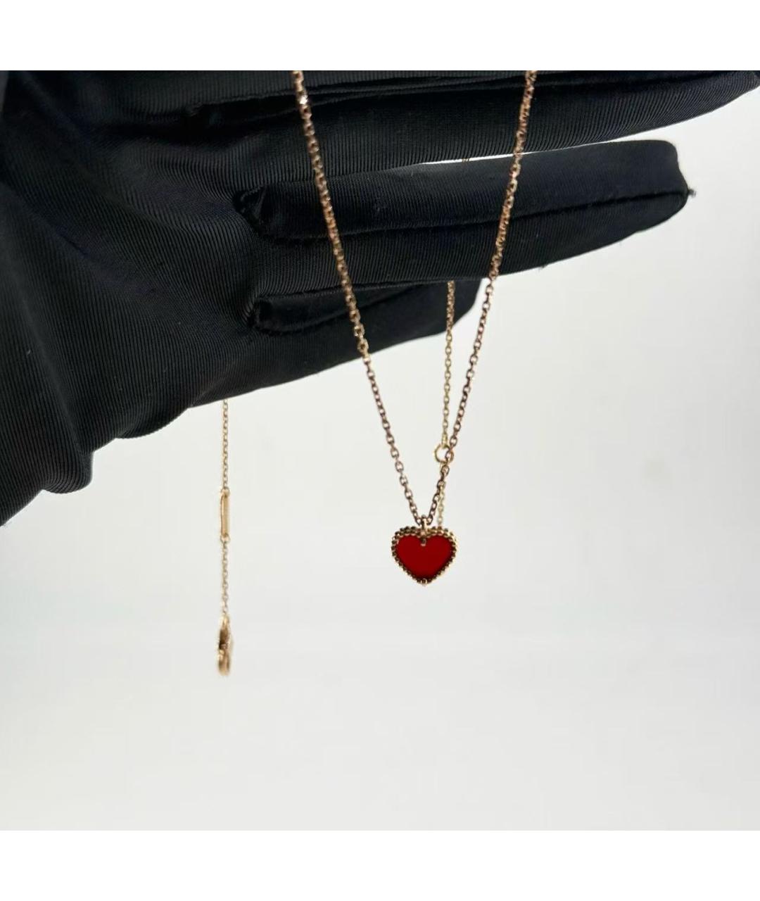 VAN CLEEF & ARPELS Красная подвеска из розового золота, фото 5