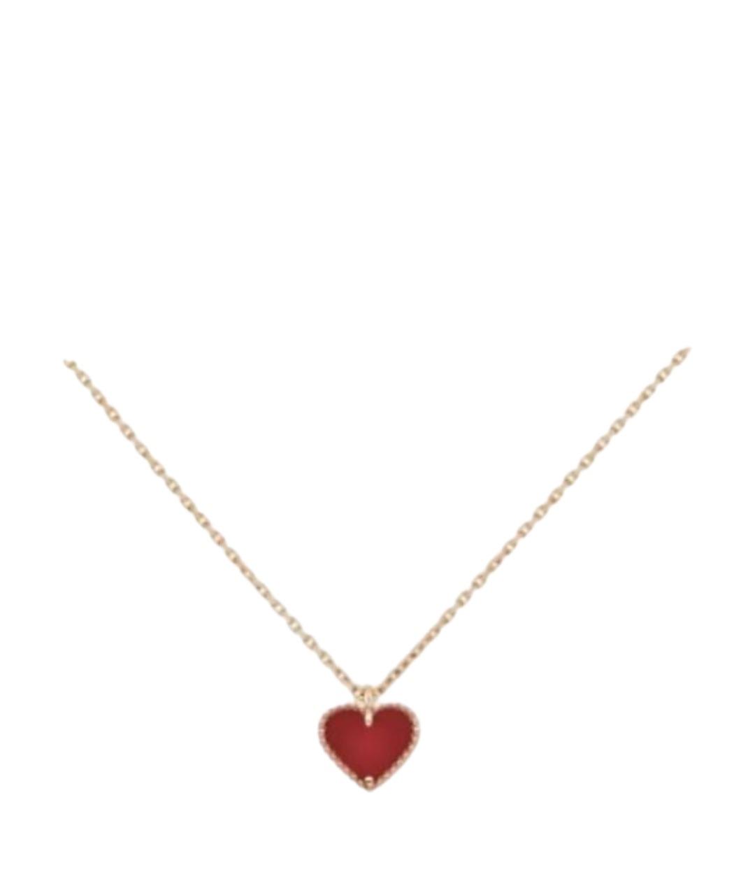 VAN CLEEF & ARPELS Красная подвеска из розового золота, фото 1