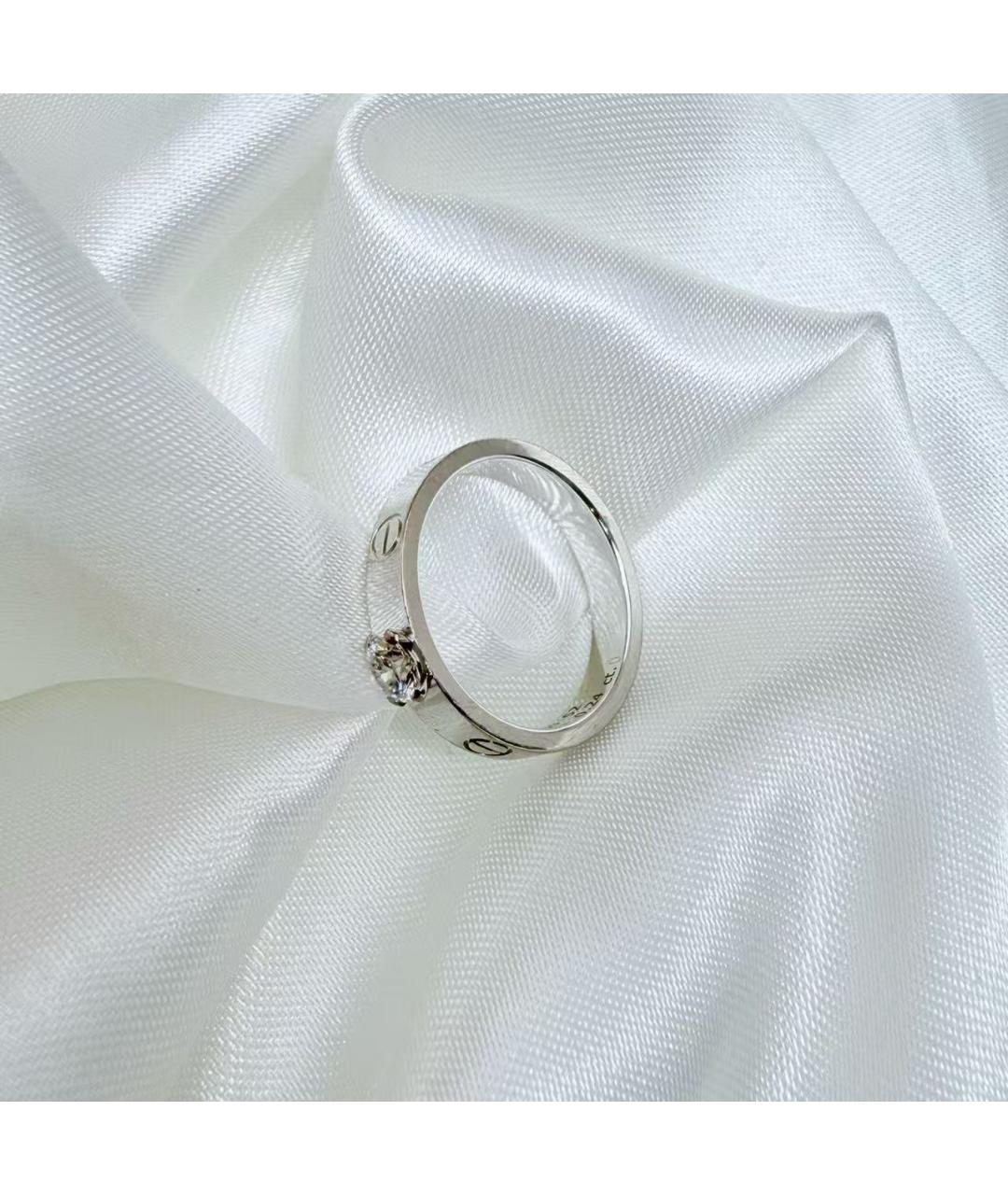 CARTIER Серебряное кольцо из белого золота, фото 5