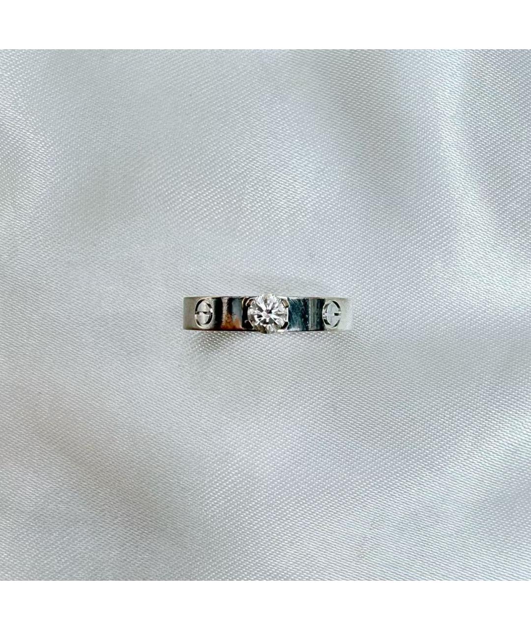 CARTIER Серебряное кольцо из белого золота, фото 4