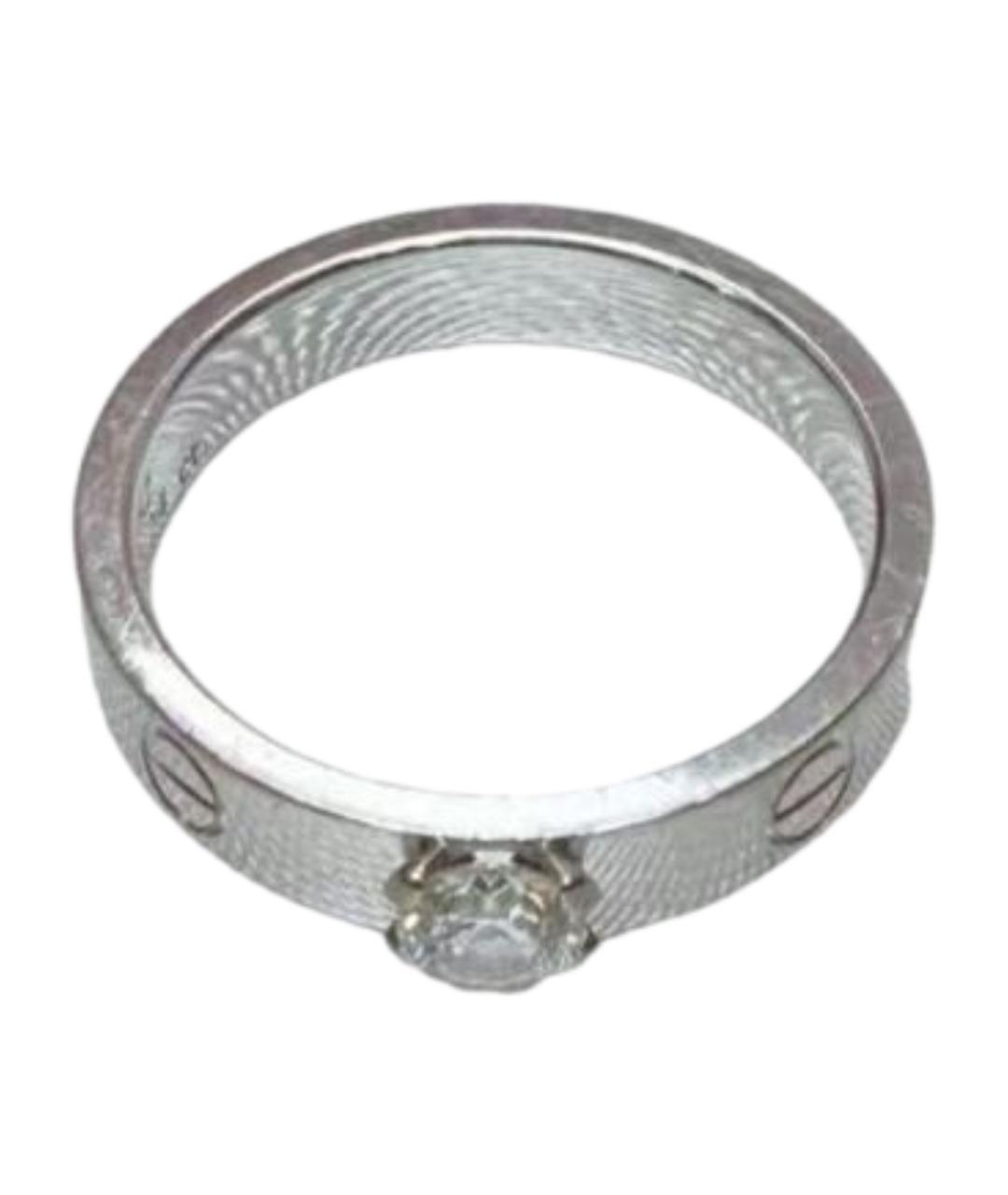 CARTIER Серебряное кольцо из белого золота, фото 1