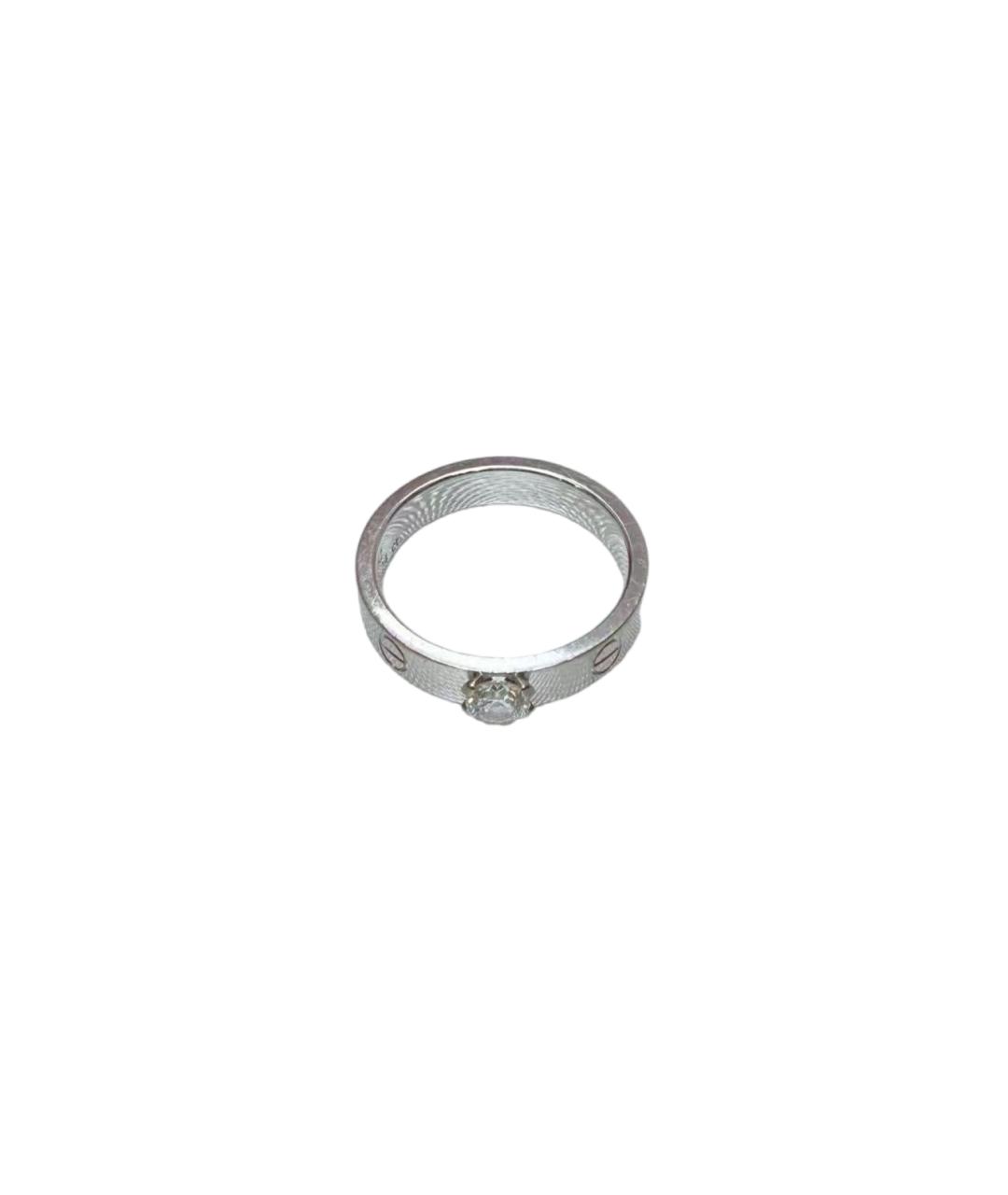 CARTIER Серебряное кольцо из белого золота, фото 6