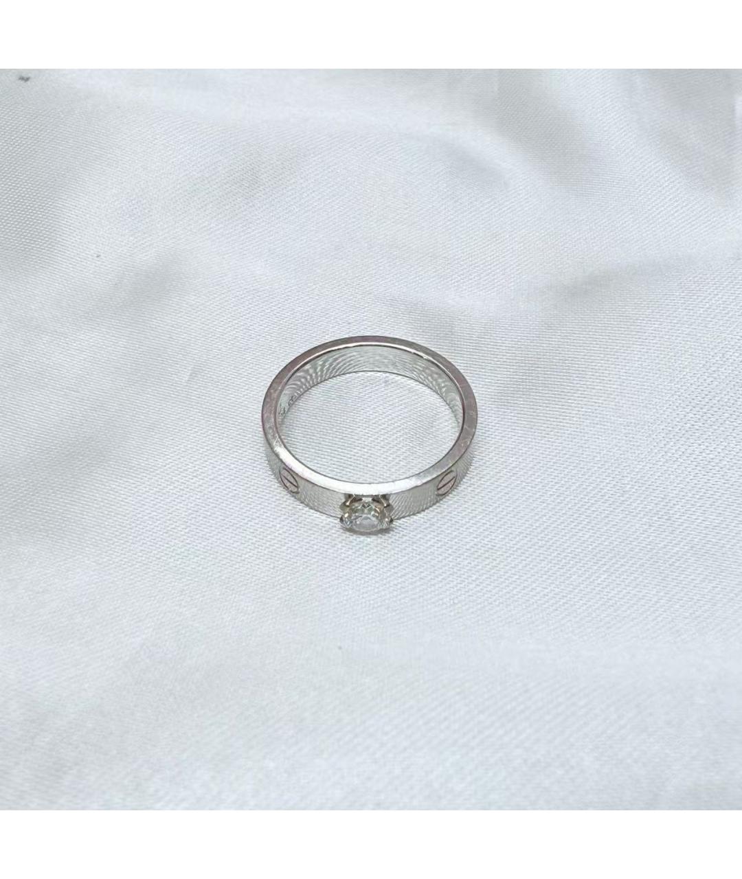 CARTIER Серебряное кольцо из белого золота, фото 2