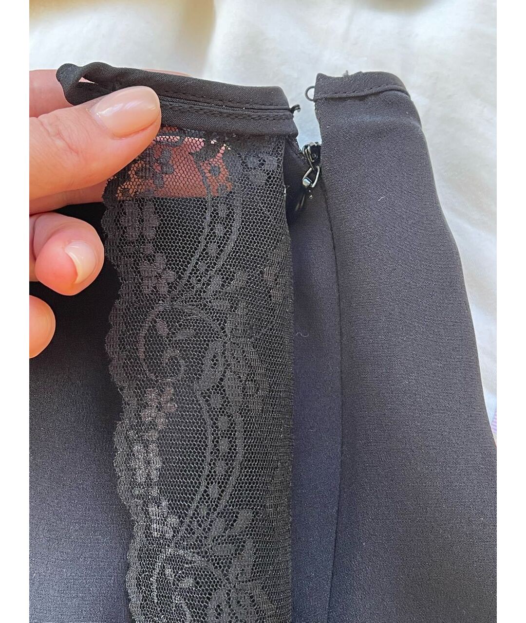 ALESSANDRO DELL'ACQUA Черная шелковая юбка миди, фото 4