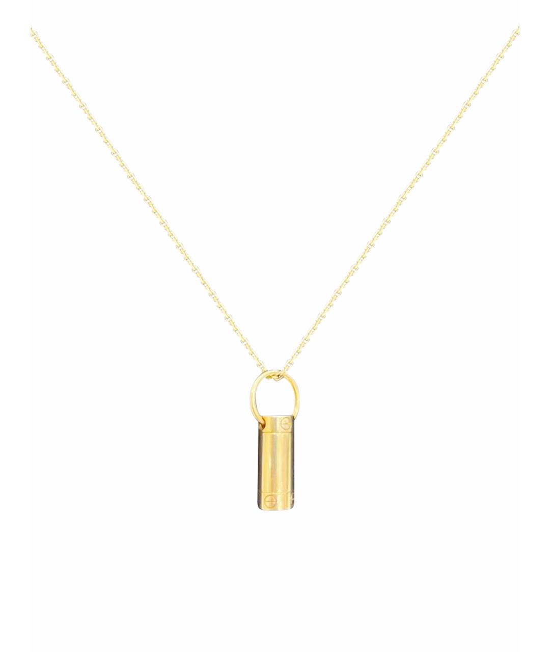CARTIER Золотая подвеска, фото 1