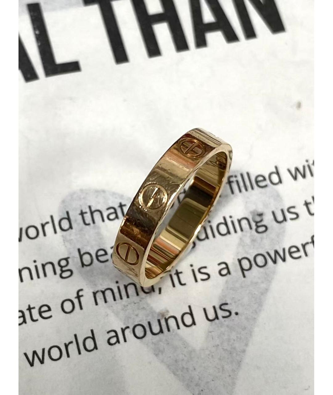 CARTIER Золотое кольцо из розового золота, фото 4