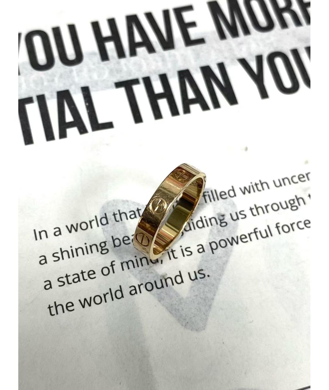 CARTIER Золотое кольцо из розового золота, фото 2
