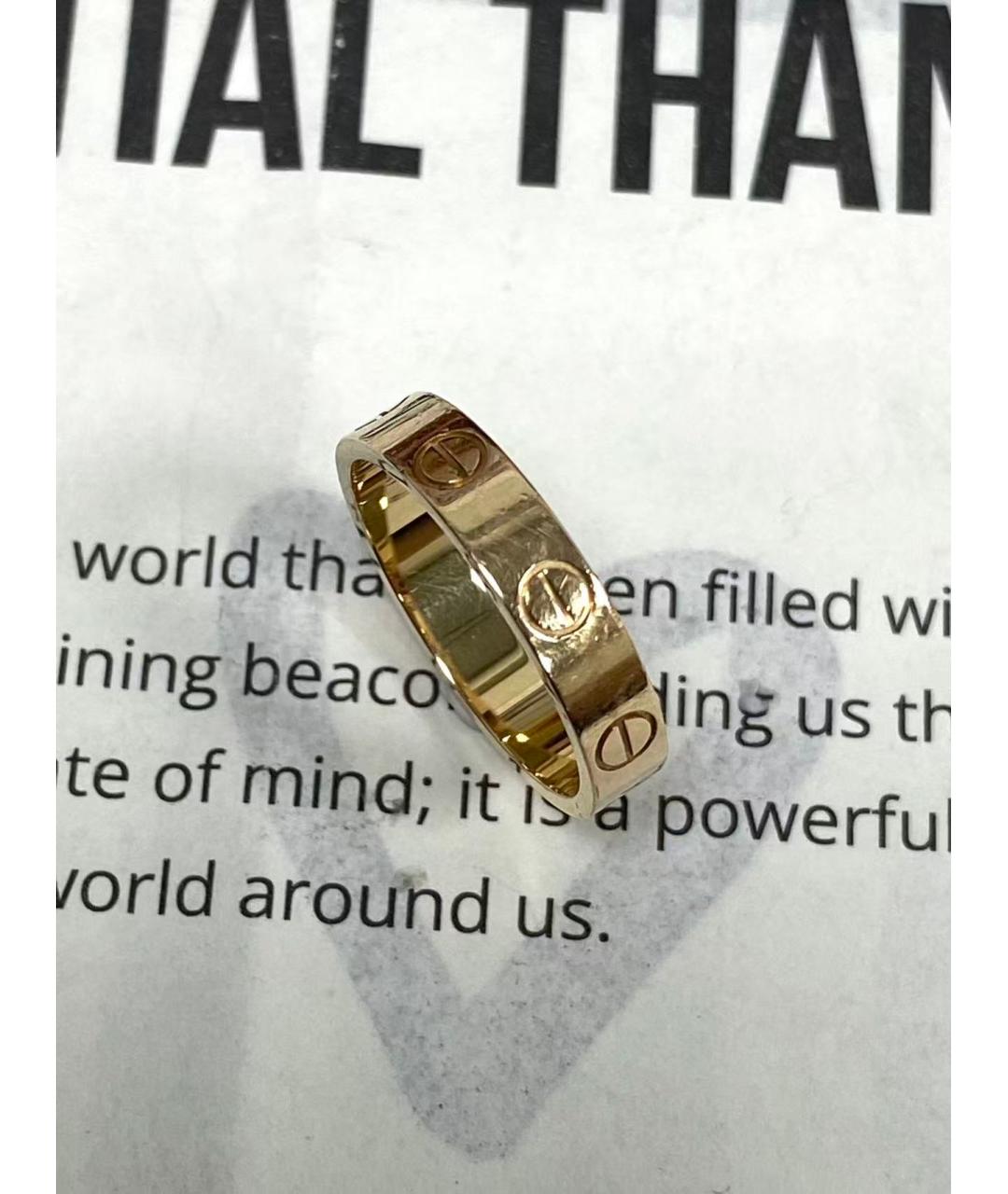 CARTIER Золотое кольцо из розового золота, фото 5