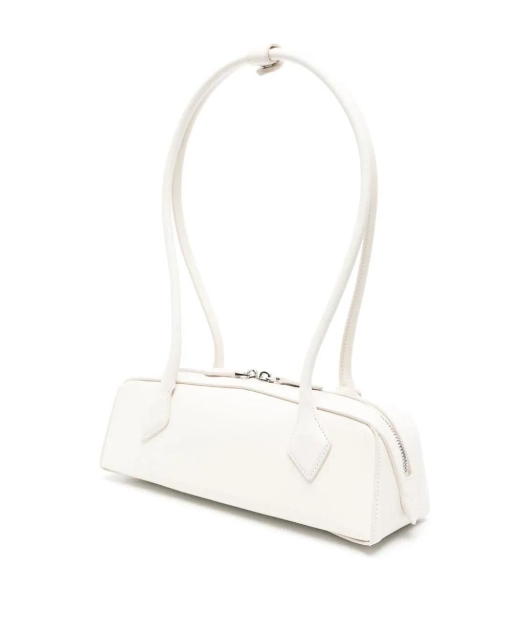 ALAIA Белая кожаная сумка через плечо, фото 2