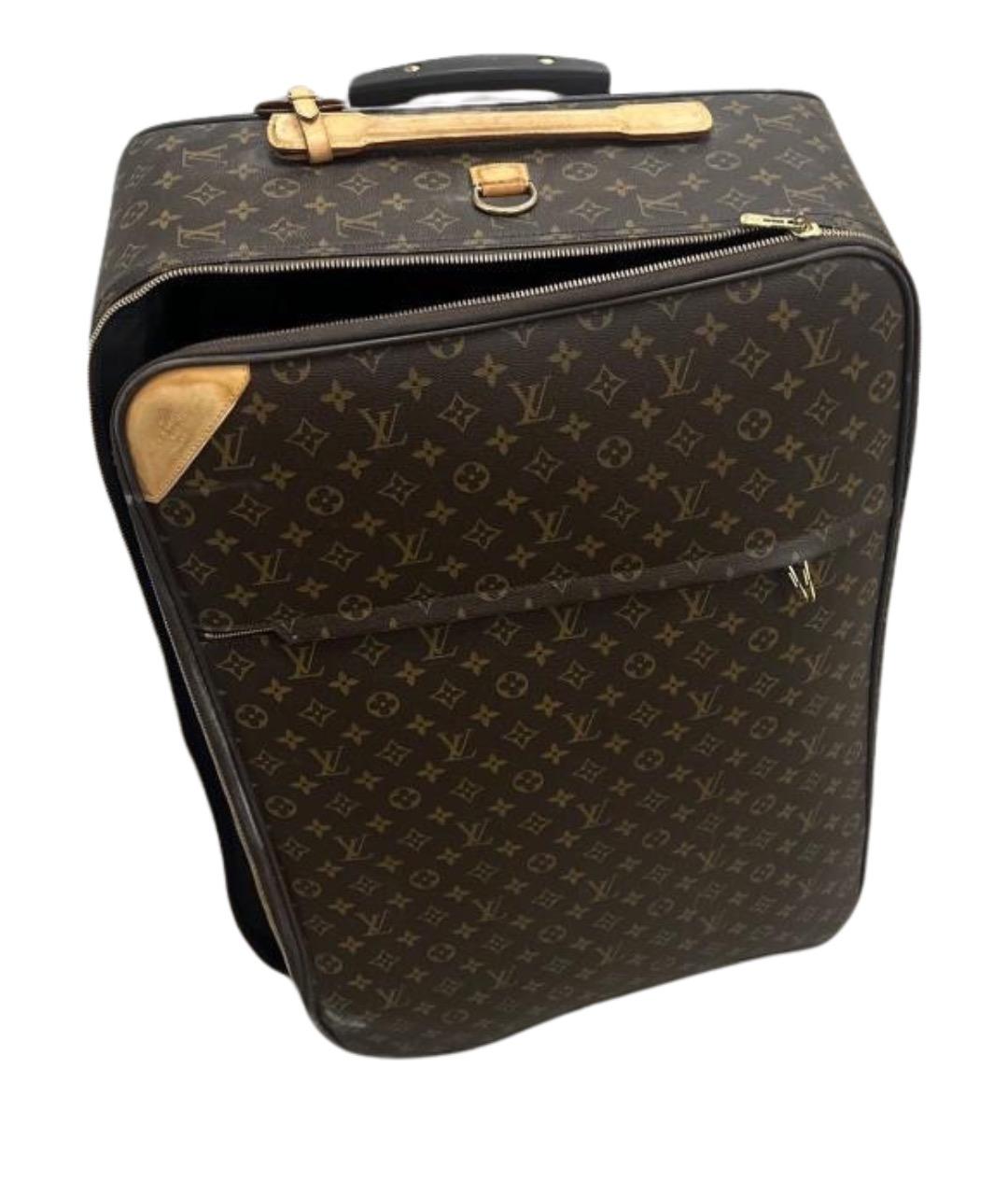 LOUIS VUITTON Коричневый чемодан, фото 1