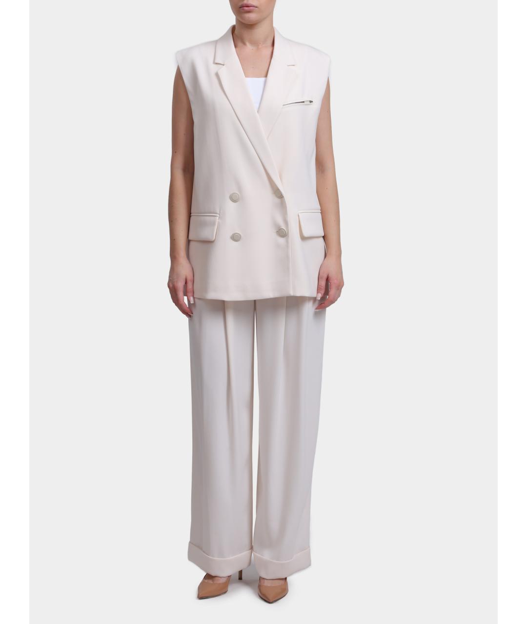 ARMANI EXCHANGE Белые прямые брюки, фото 3