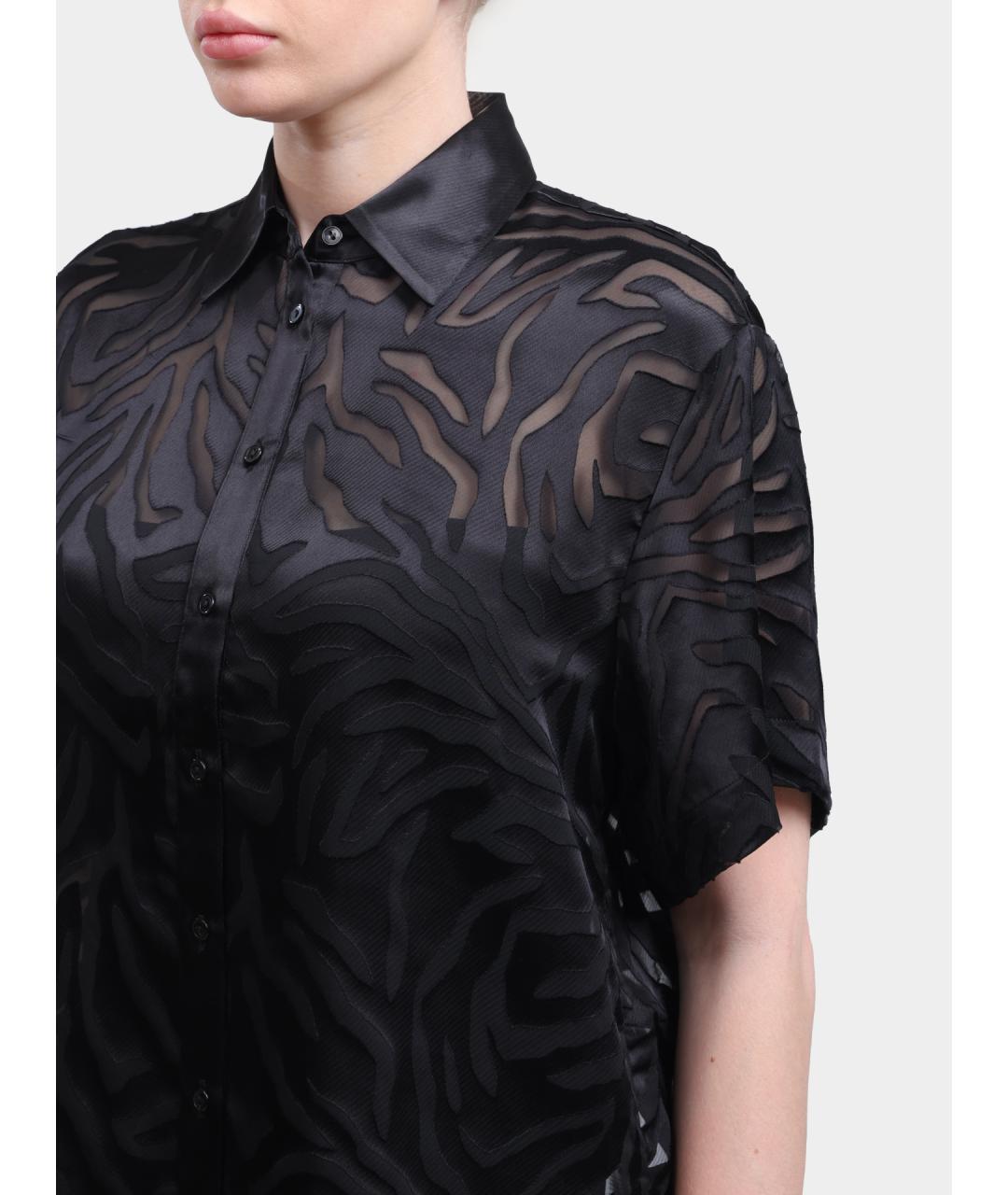 HUGO BOSS Черная рубашка, фото 4