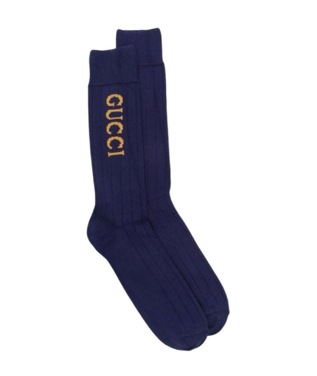 GUCCI Темно-синие носки, чулки и колготы, фото 8
