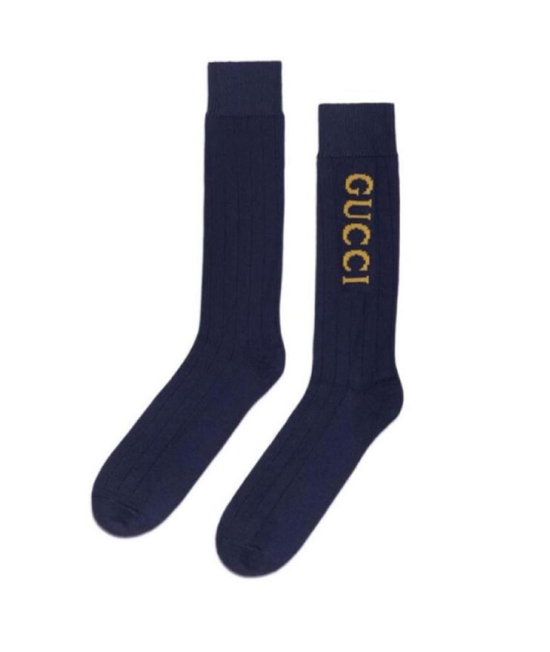 GUCCI Темно-синие носки, чулки и колготы, фото 5