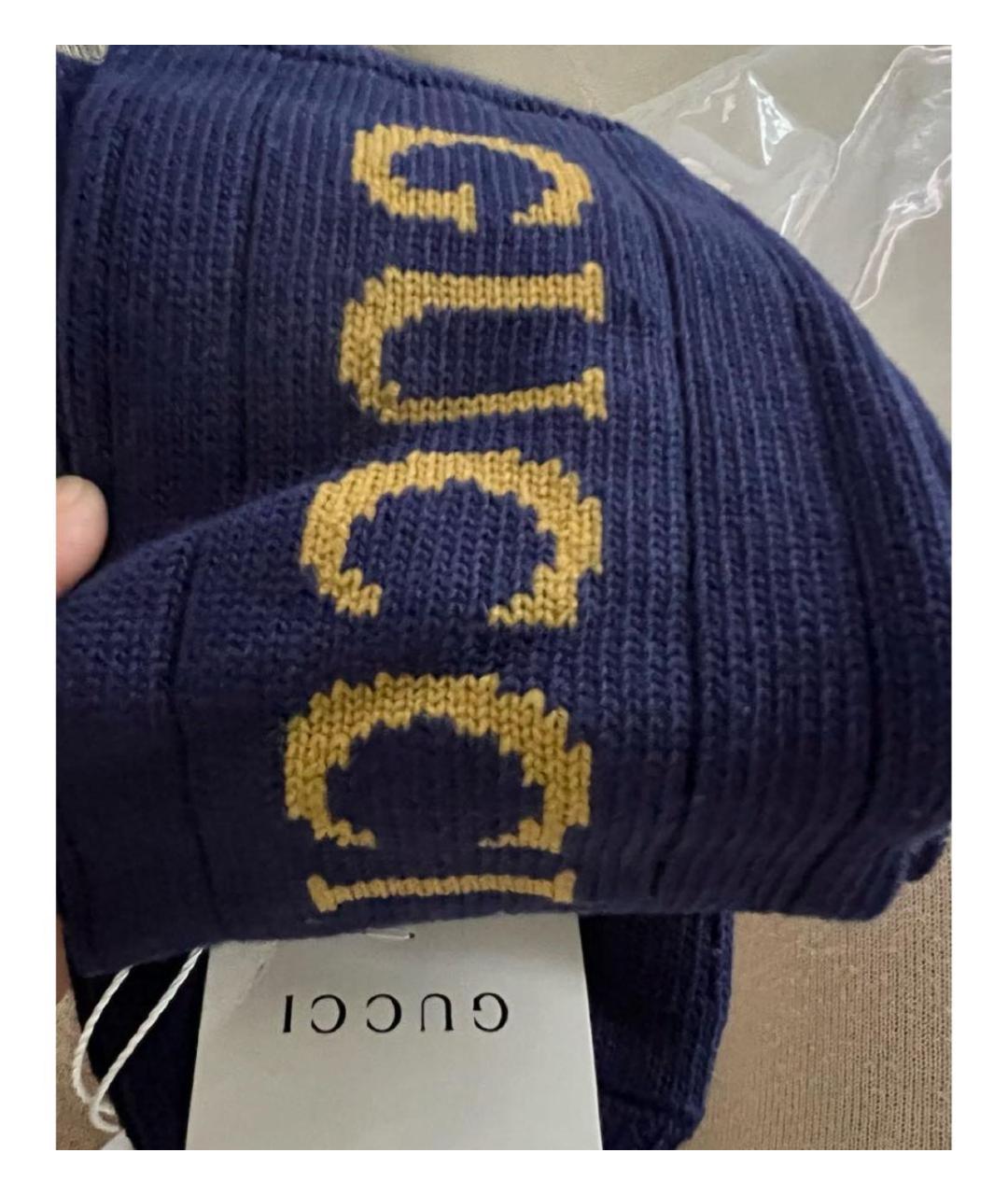 GUCCI Темно-синие носки, чулки и колготы, фото 6