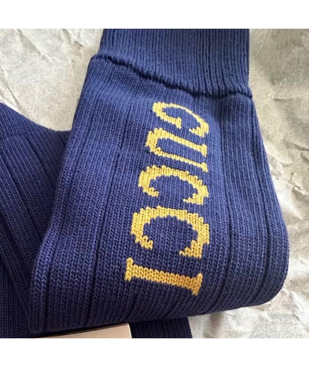 GUCCI Темно-синие носки, чулки и колготы, фото 6