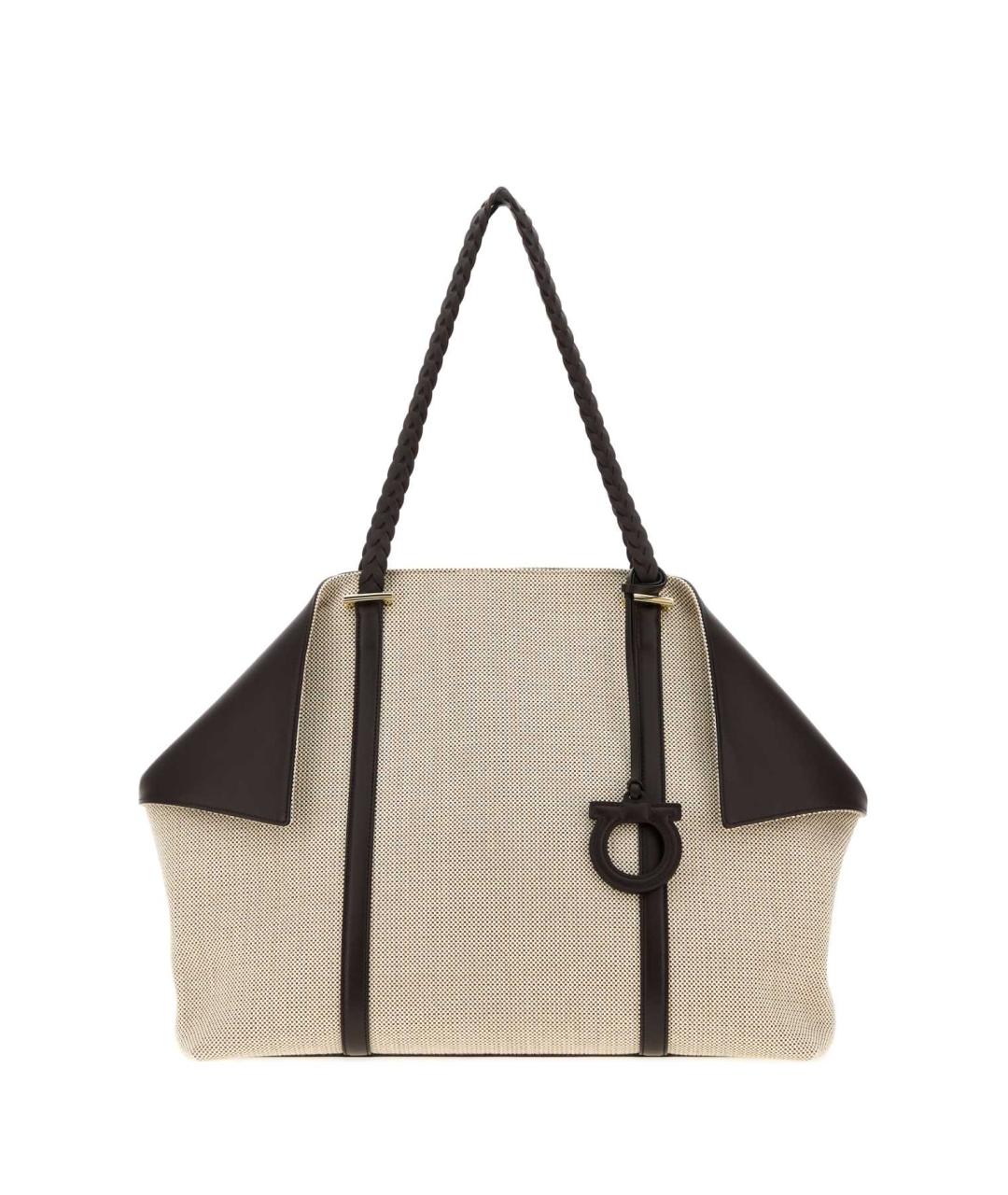 FERRAGAMO Мульти тканевая сумка тоут, фото 1