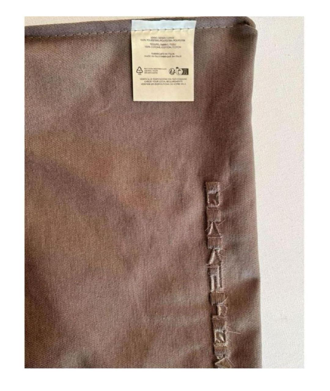 RICK OWENS DRKSHDW Коричневая хлопковая сумка тоут, фото 6