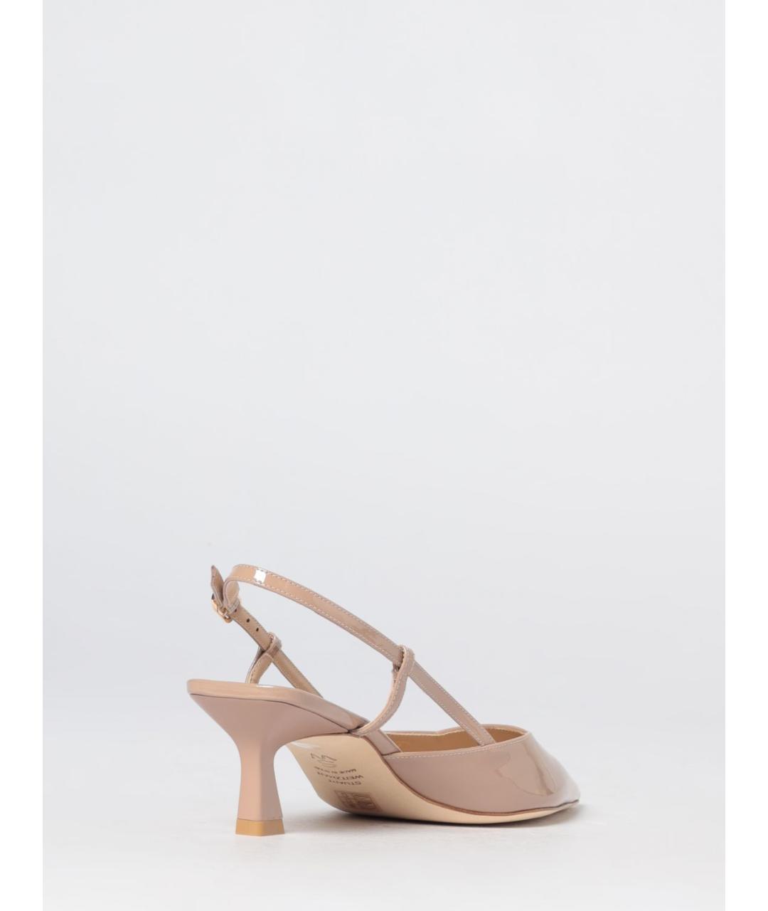 STUART WEITZMAN Коричневые кожаные туфли, фото 3