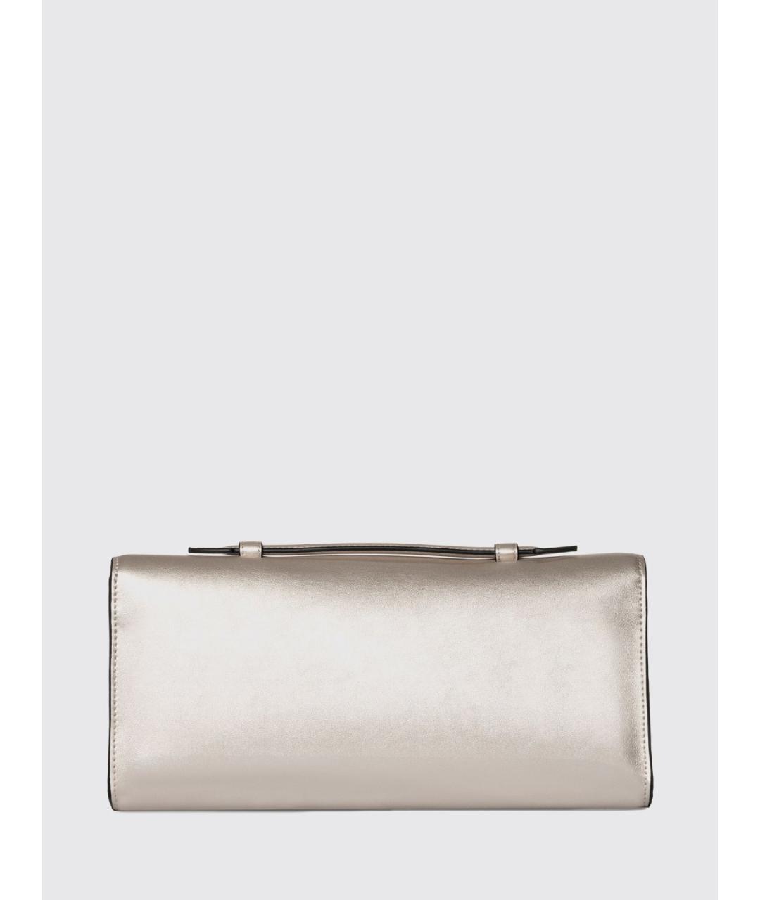 SECRET PON-PON Серебряная синтетическая сумка через плечо, фото 2