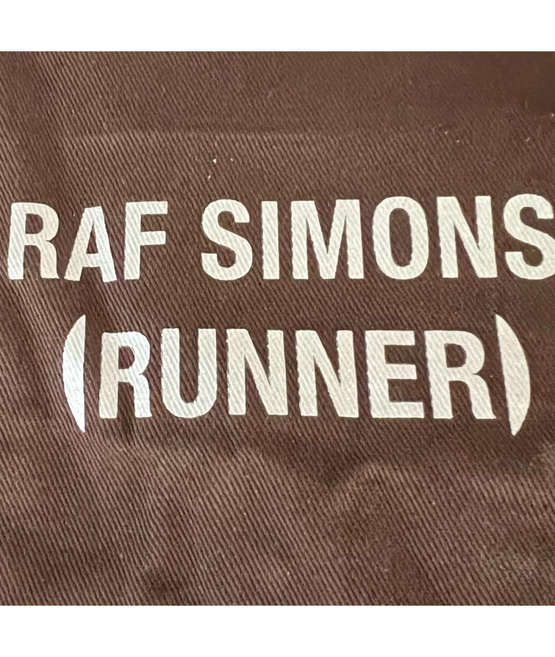 RAF SIMONS Коричневая сумка на плечо, фото 6