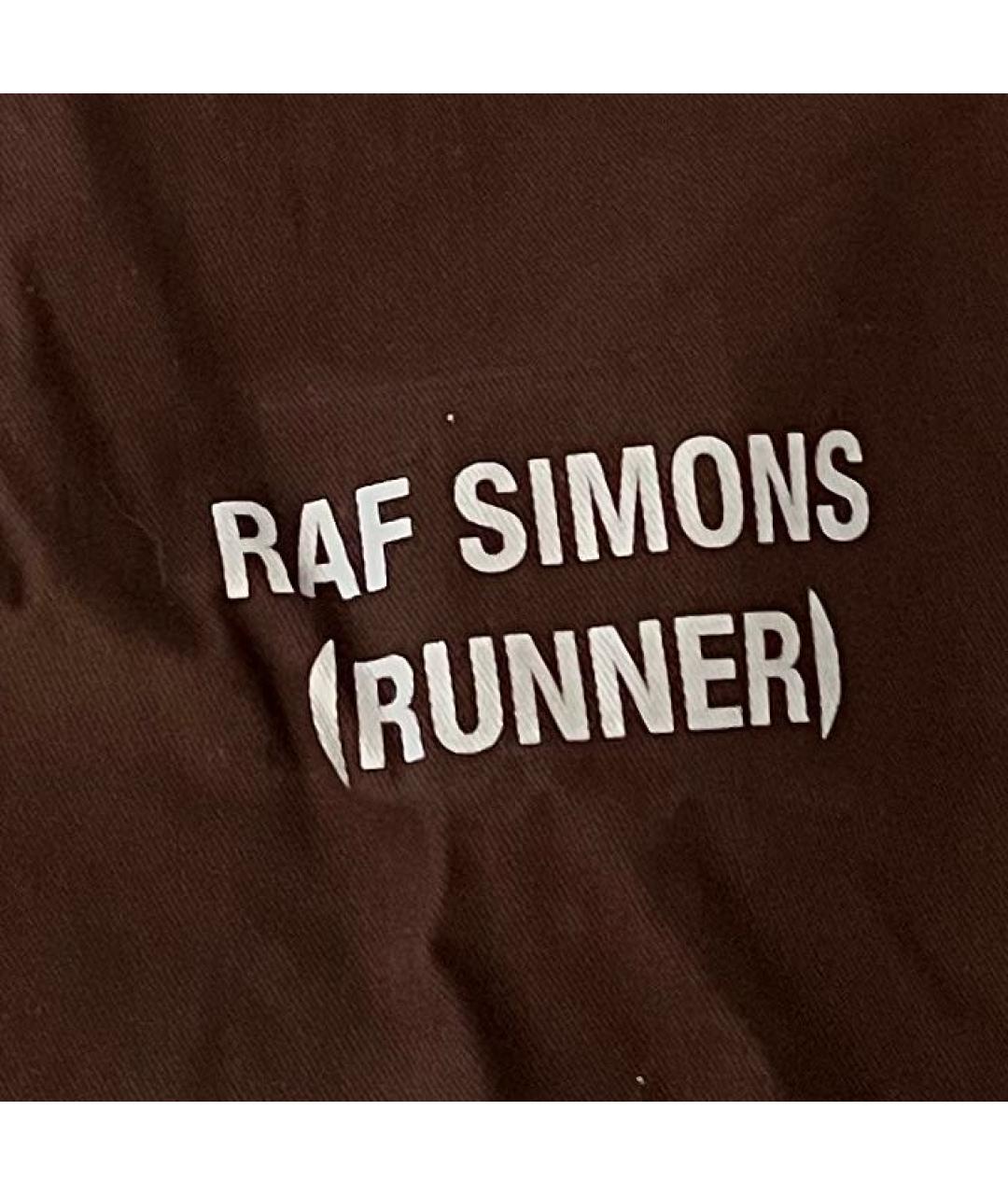 RAF SIMONS Коричневая сумка на плечо, фото 5