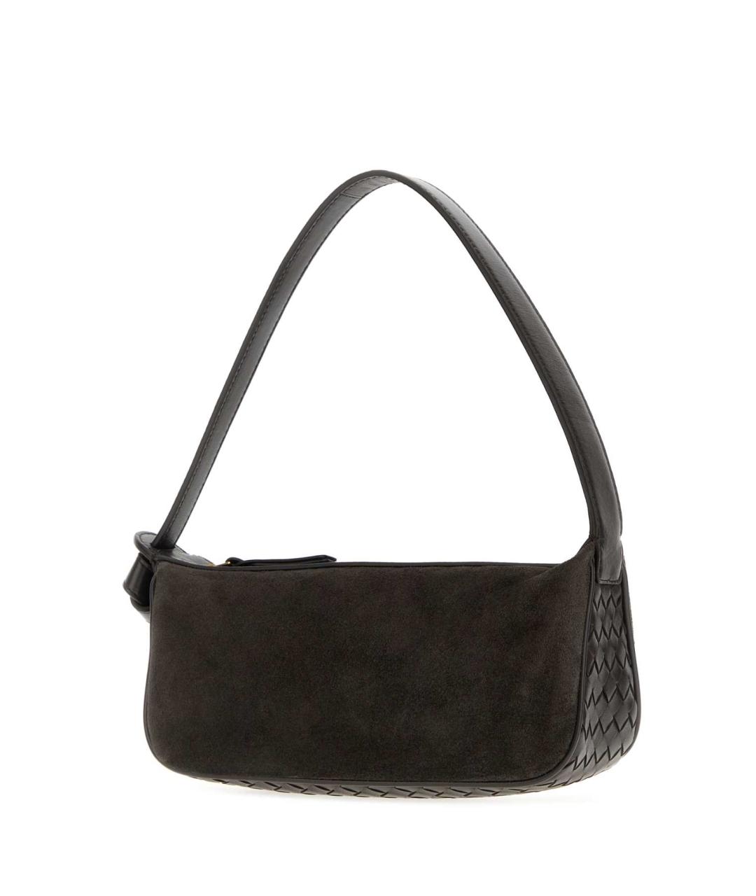 BOTTEGA VENETA Коричневая замшевая сумка через плечо, фото 2
