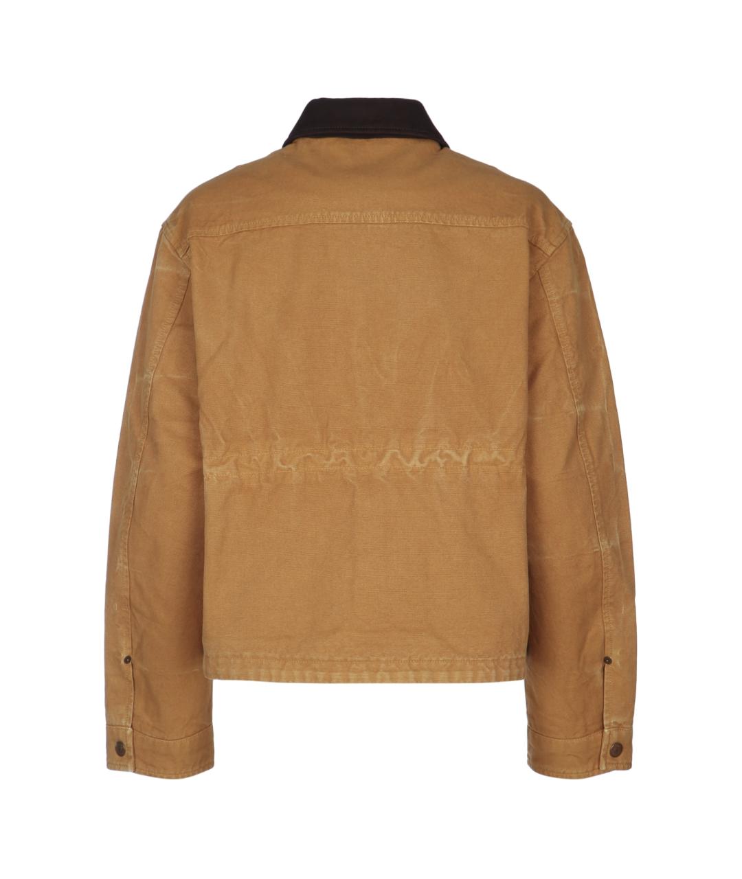 ACNE STUDIOS Коричневая хлопковая куртка, фото 2