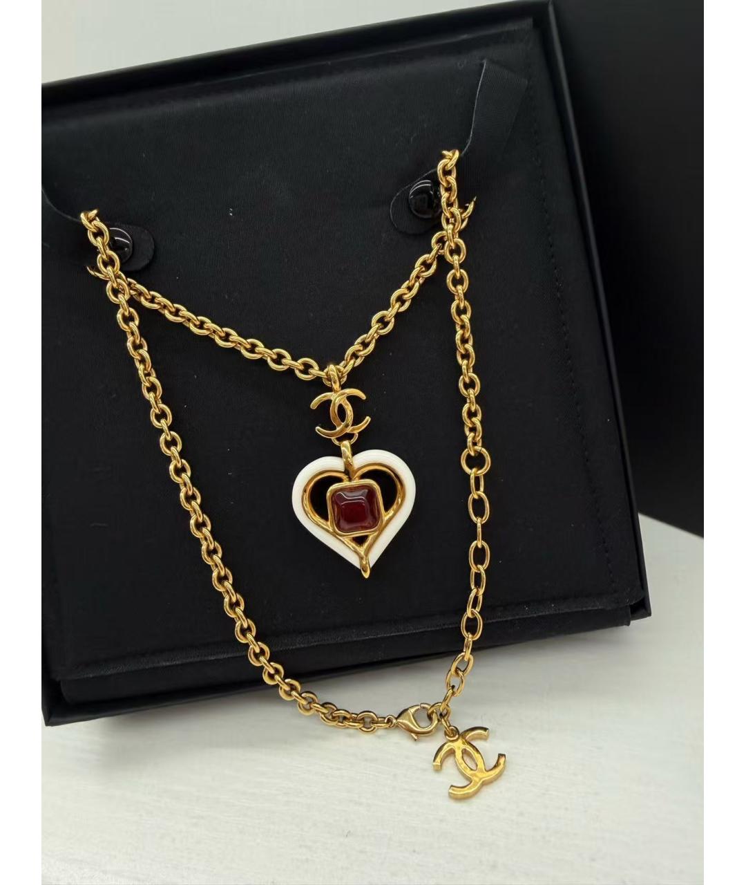 CHANEL Золотое колье, фото 3