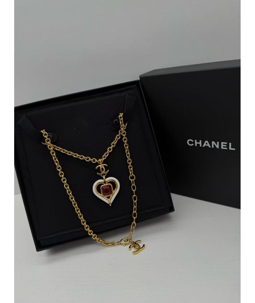 CHANEL Золотое колье, фото 2